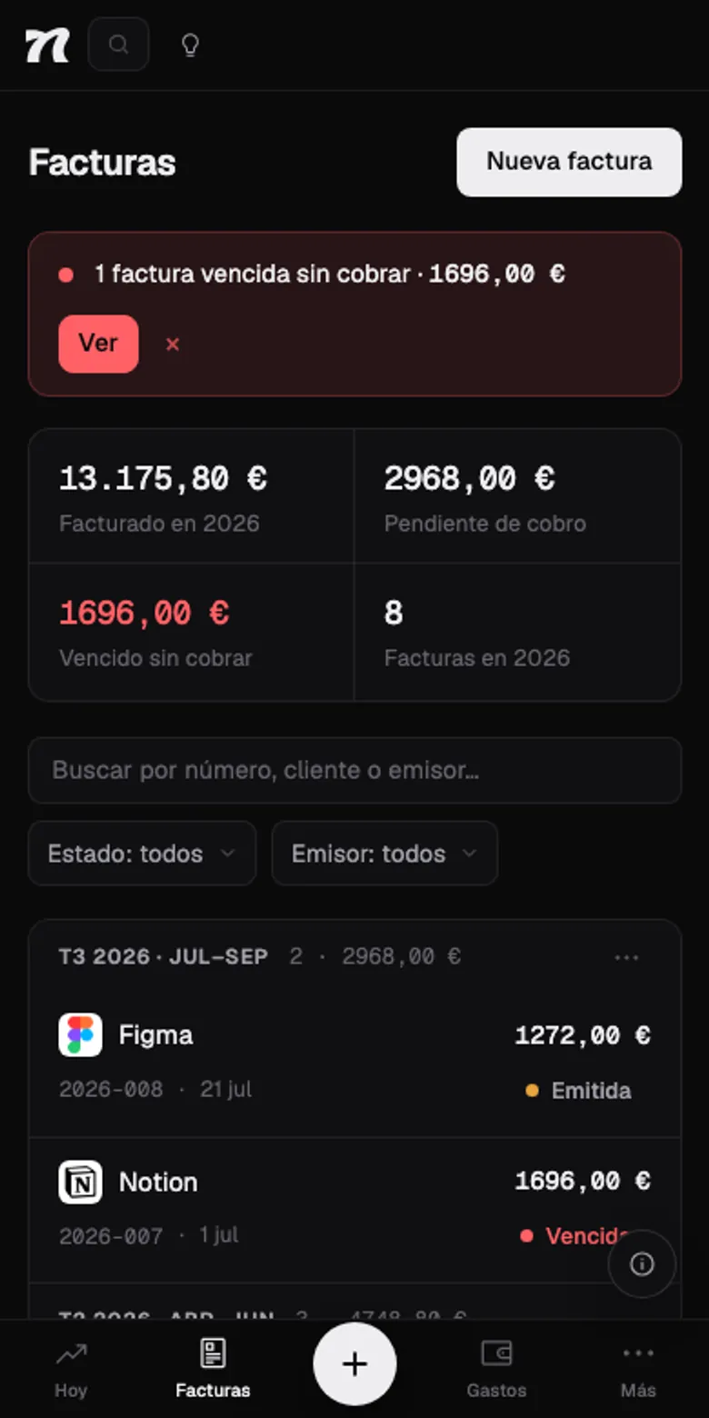 Lo que te deben, a la vista
